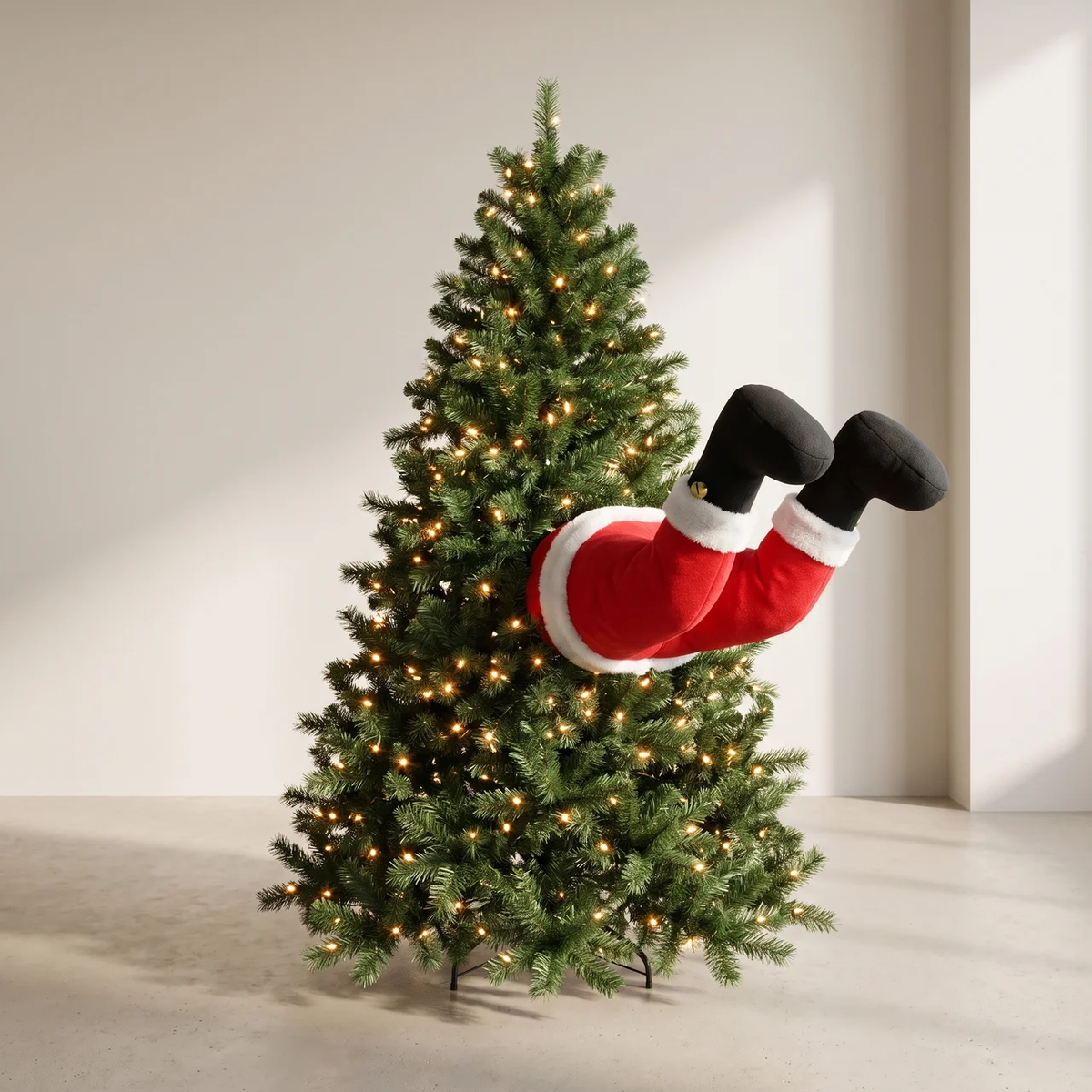 Santa Legs Hanging Ornament – Christmas Tree, Door & Table Decoration