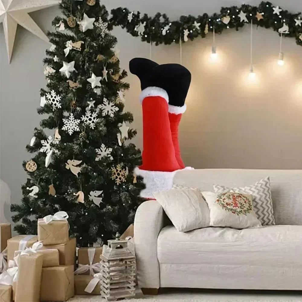 Santa Legs Hanging Ornament – Christmas Tree, Door & Table Decoration