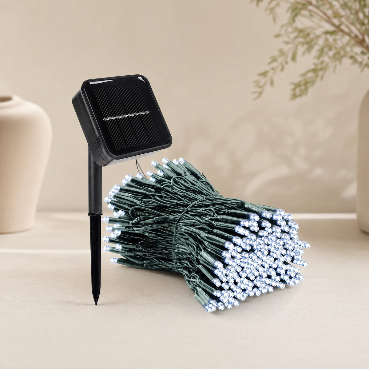 Solar Garden Lights – 300 LED, IP65 Weatherproof, 8 Modes
