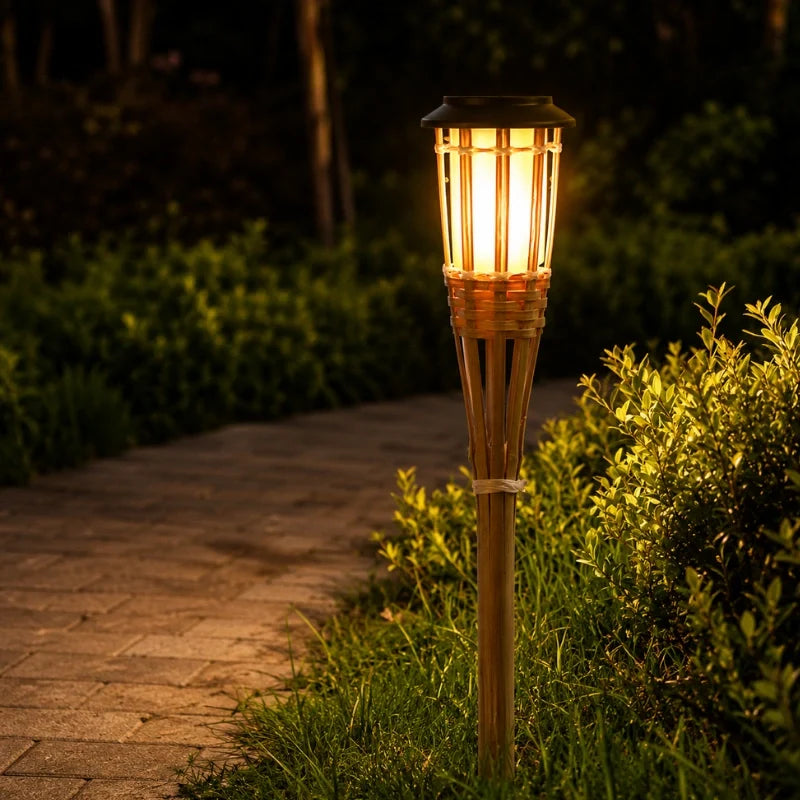 Solar Garden Torch – Flickering Flame-Effect Light