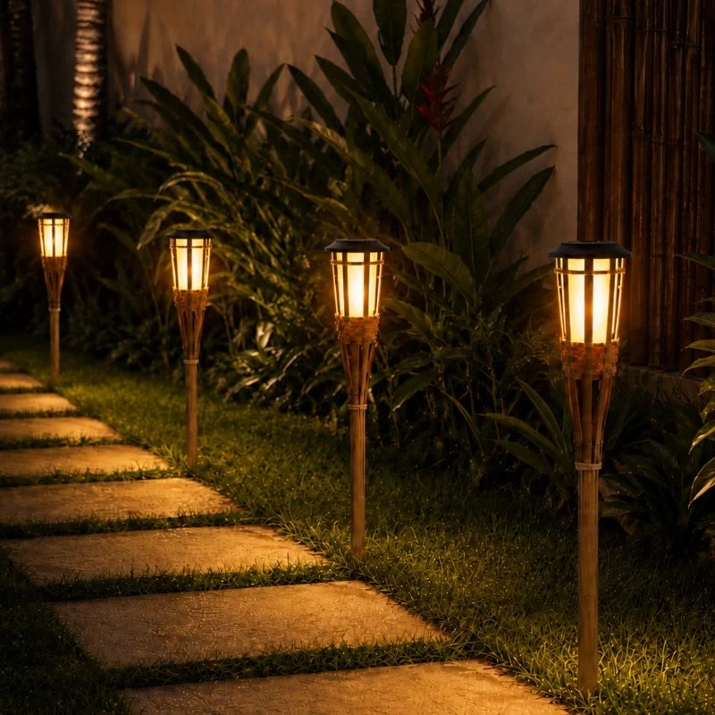 Solar Garden Torch – Flickering Flame-Effect Light