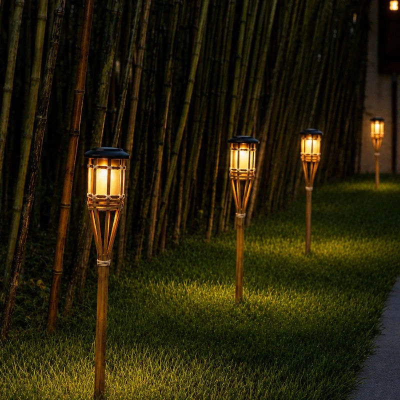 Solar Garden Torch – Flickering Flame-Effect Light