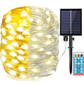 Solar String Lights – 2-Pack Waterproof Copper Wire Fairy Lights