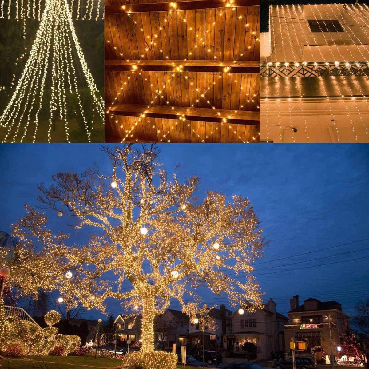 Solar String Lights – 2-Pack Waterproof Copper Wire Fairy Lights