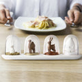 Spice Dispenser Set – Four-Piece Compact Dry Spice Storage