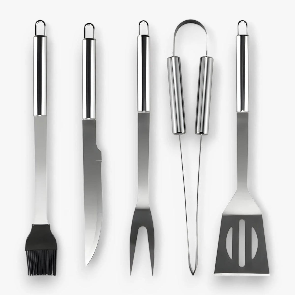 Stainless Steel BBQ Tool Set – Grill Utensils with Carry Bag