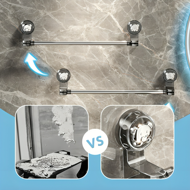 Suction Towel Bar – Extendable No-Drill Towel Rail 30–100 cm