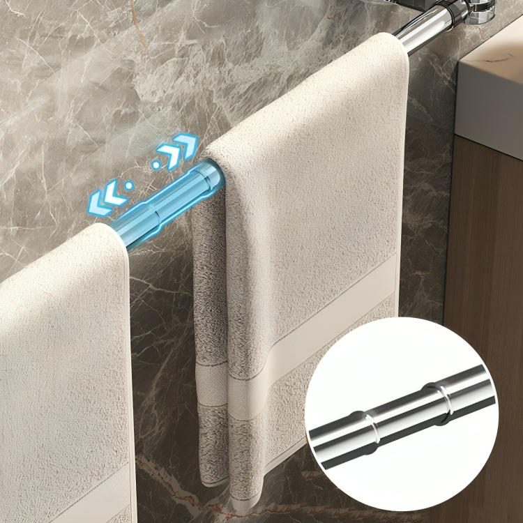 Suction Towel Bar – Extendable No-Drill Towel Rail 30–100 cm