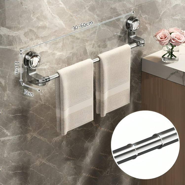 Suction Towel Bar – Extendable No-Drill Towel Rail 30–100 cm