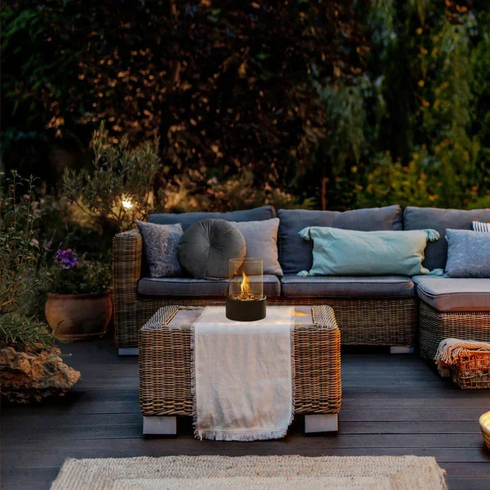 Tabletop Bioethanol Fire – Real-Flame Table Fireplace for Indoors & Out