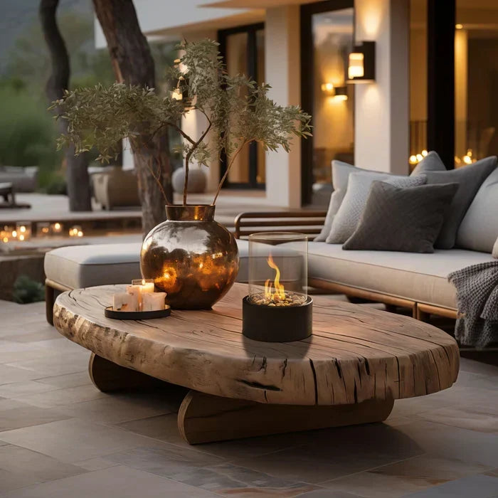 Tabletop Bioethanol Fire – Real-Flame Table Fireplace for Indoors & Out