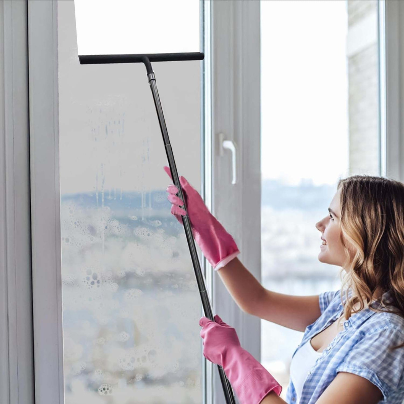 Telescopic Window Squeegee – Extendable Streak-Free Cleaner
