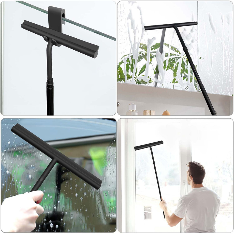 Telescopic Window Squeegee – Extendable Streak-Free Cleaner