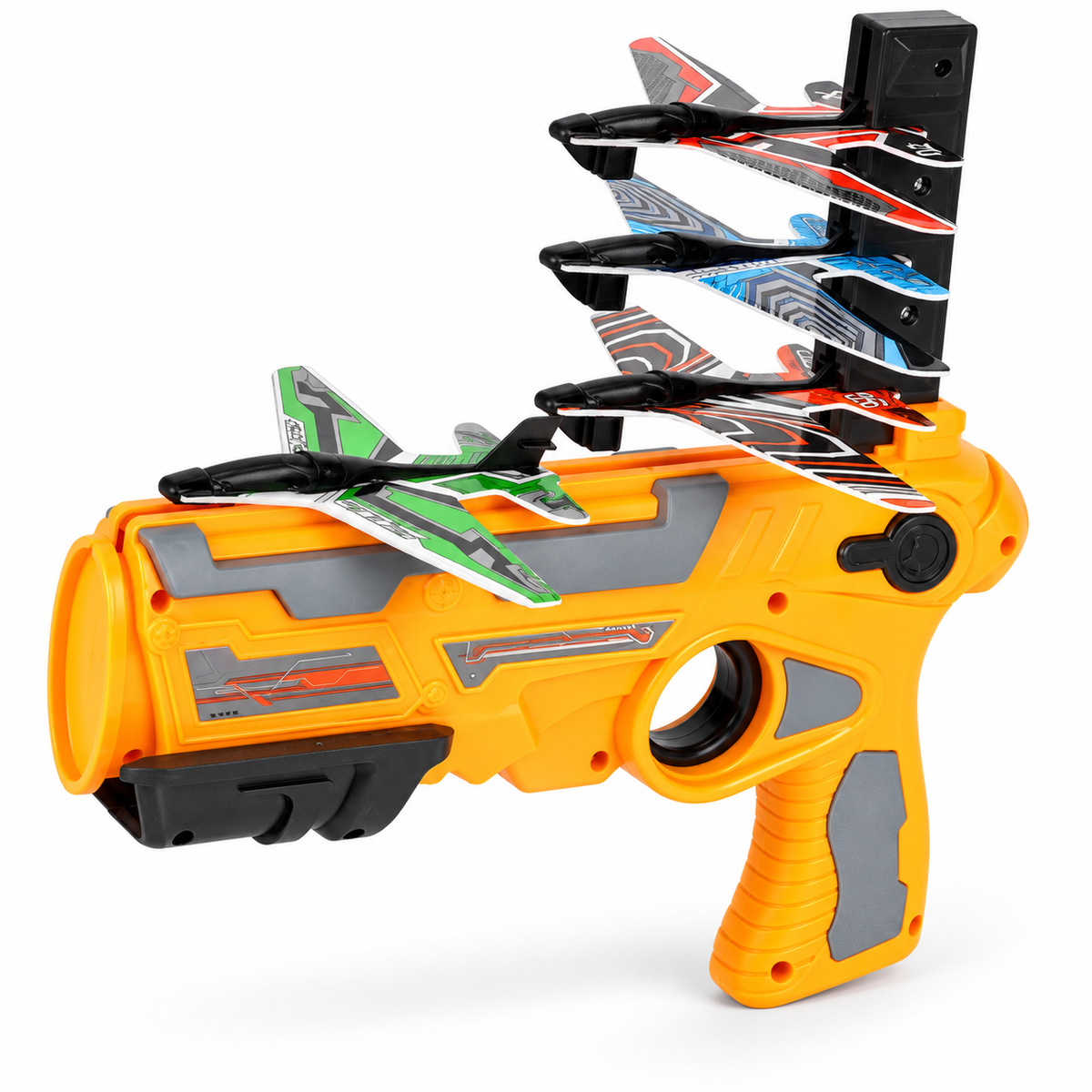 Toy Airplane Launcher – Handheld Foam Glider Shooter for Kids