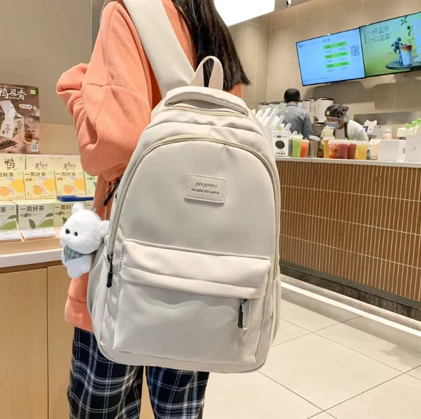 Water-Resistant School Backpack – Multiple Compartments for Books and Laptop