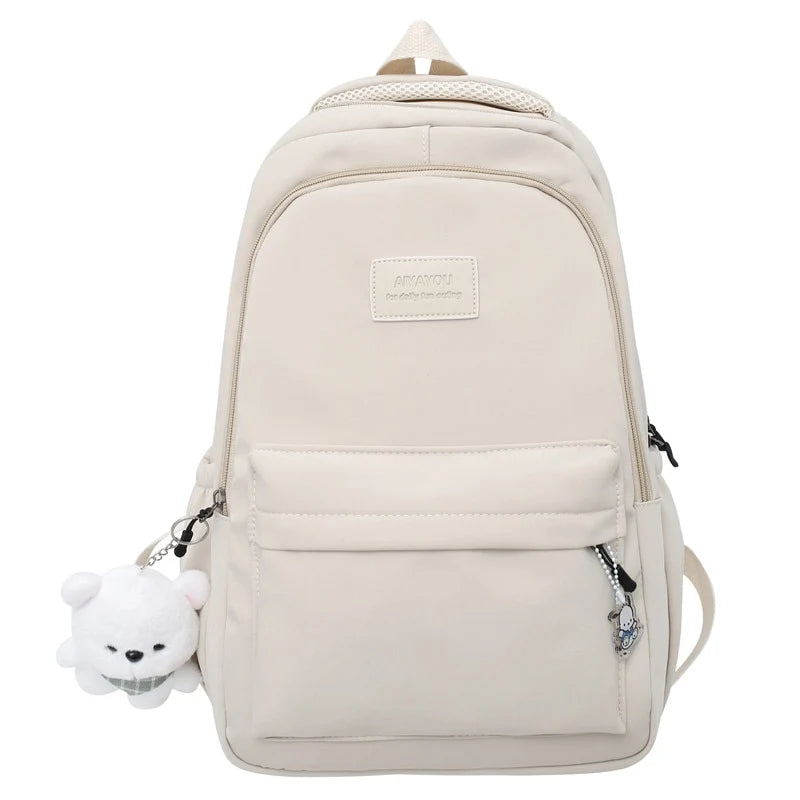 Water-Resistant School Backpack – Multiple Compartments for Books and Laptop