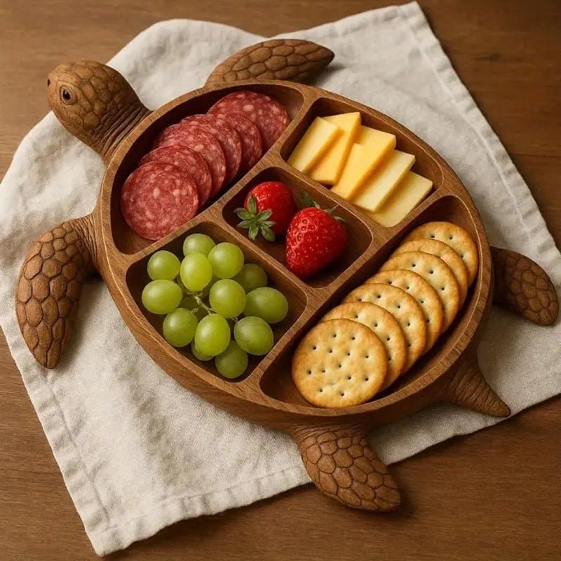 Wooden Serving Board – Solid Wood Snack Platter in Animal Shapes