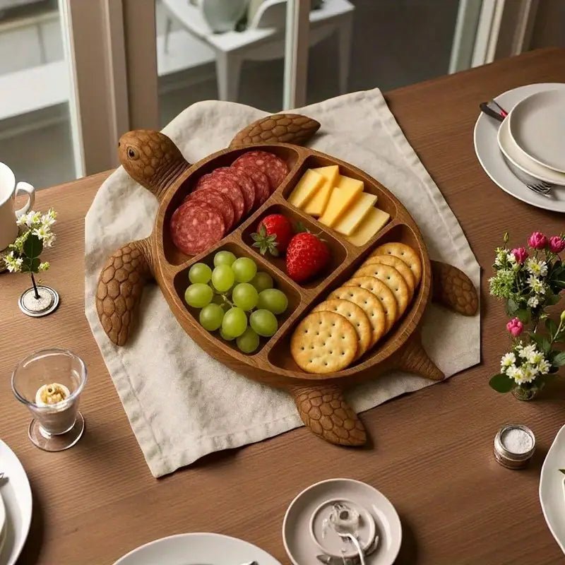 Wooden Serving Board – Solid Wood Snack Platter in Animal Shapes